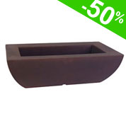 Jardiniere rect Chocolat